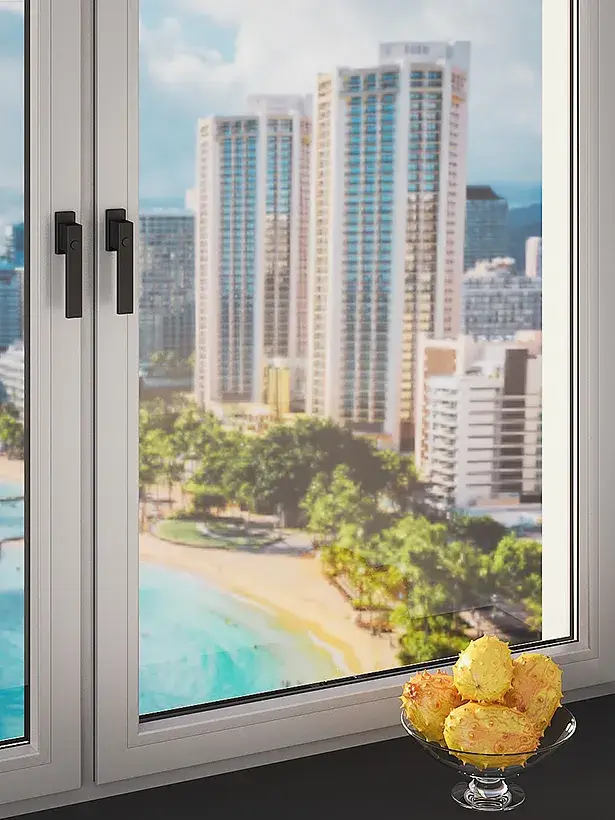 Дръжка за прозорец Dublin с бутон